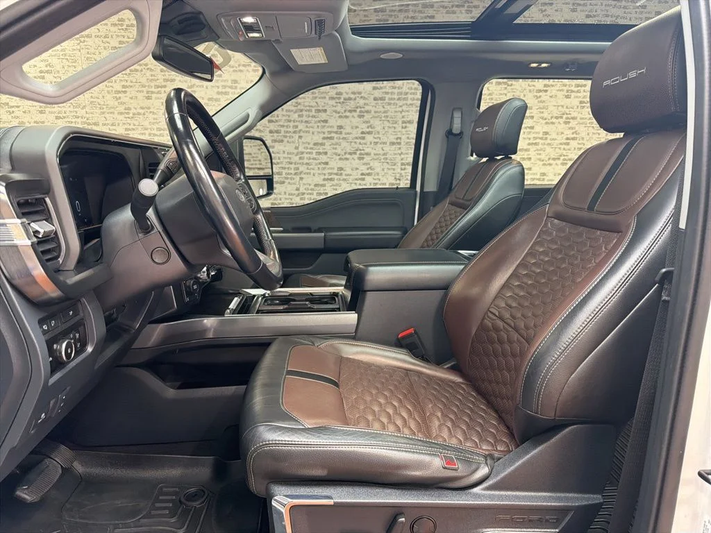 Used 2023 White Metallic / Camo Wrap Ford Lariat image 29