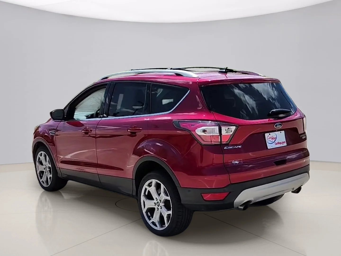 Used 2017 Red Ford TITANIUM image 3