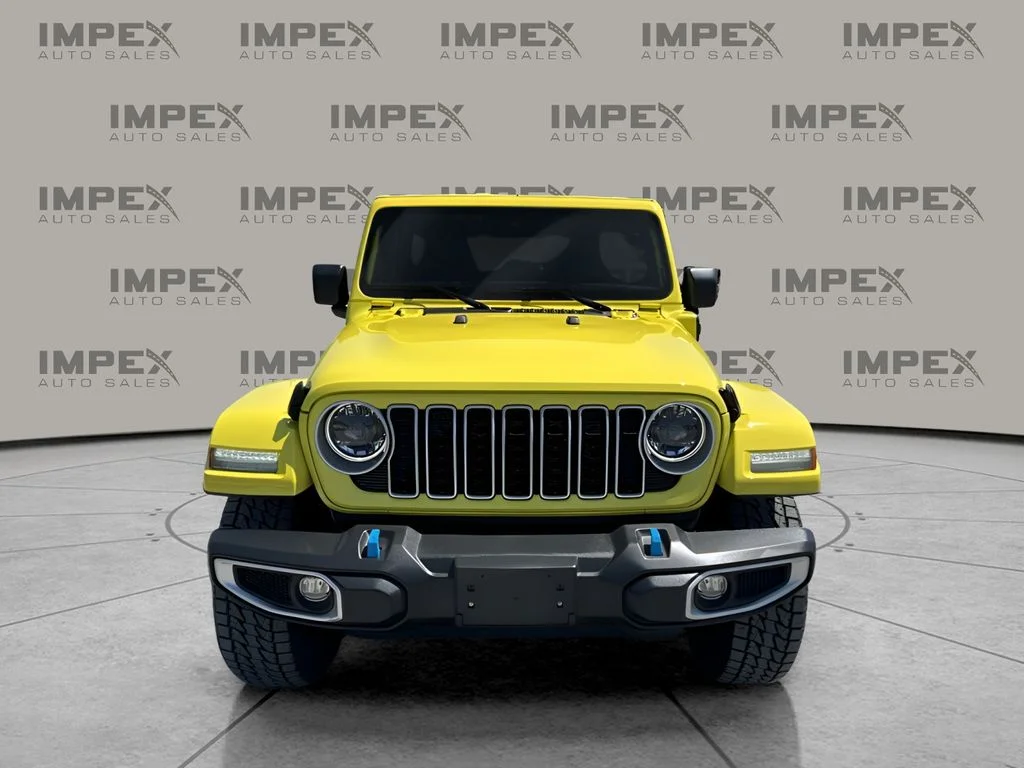 Used 2024 Yellow Jeep Sahara 4xe image 8