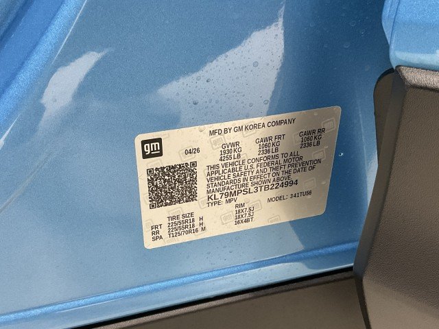 New 2026 Marina Blue Metallic Chevrolet LT image 36