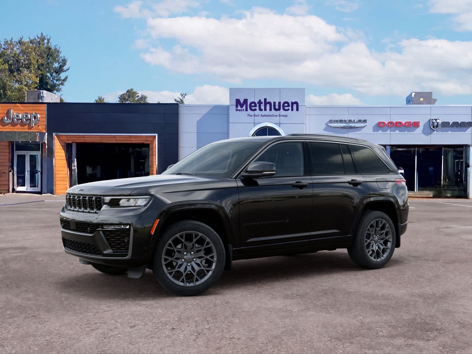 New 2026 Diamond Black Crystal Pearlcoat Jeep Summit image 2