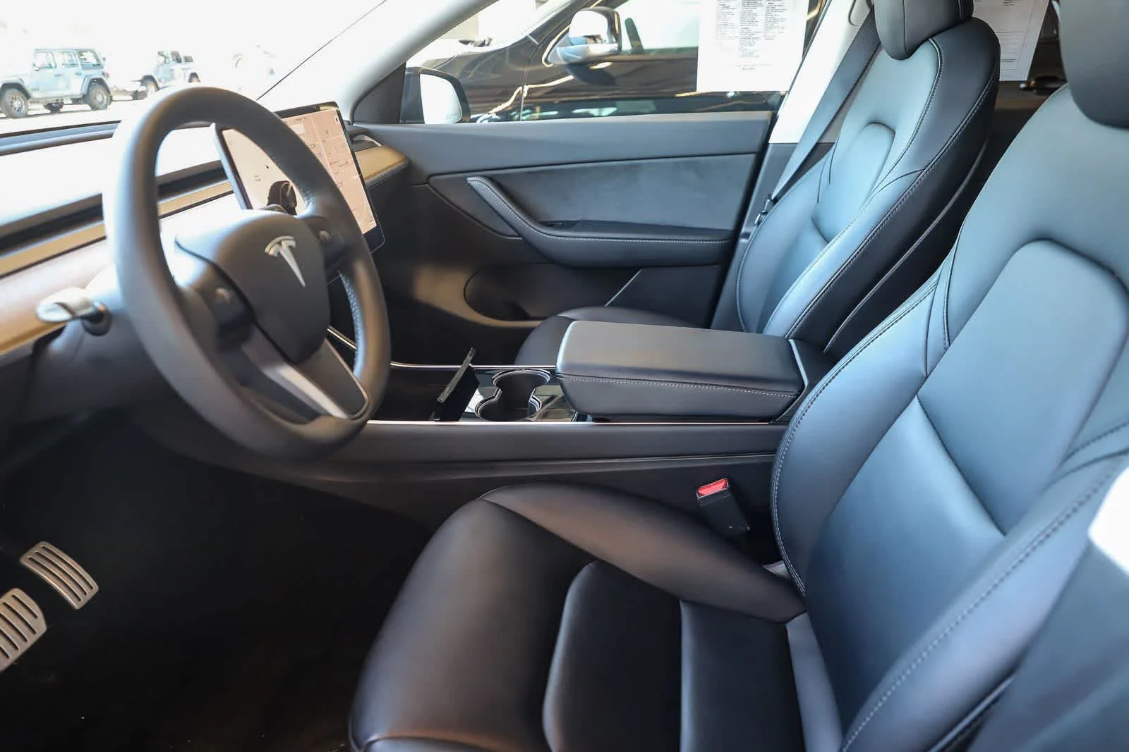 Used 2021 White Tesla Performance image 16