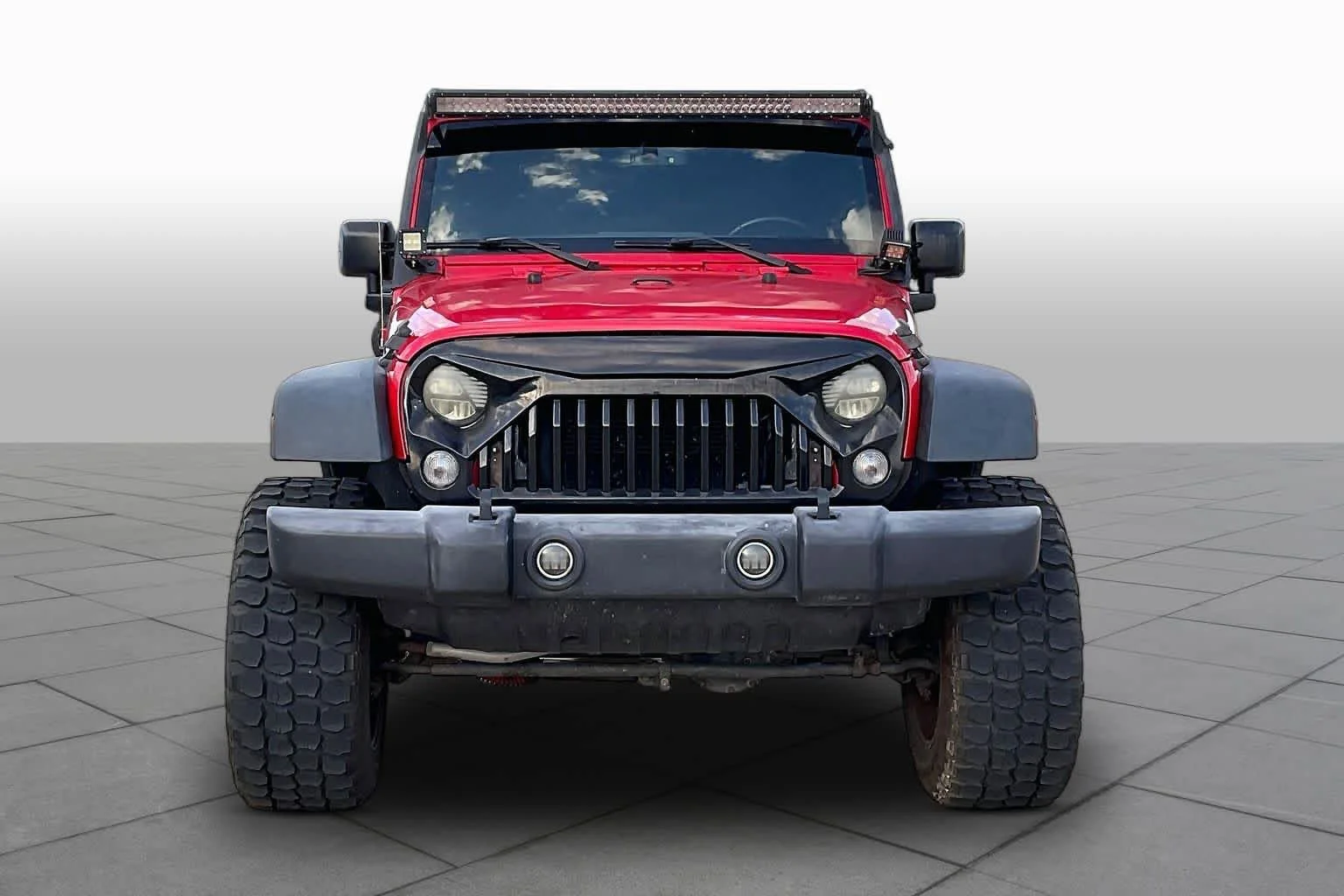 Used 2015 Firecracker Red Clear Coat Jeep Sport image 3