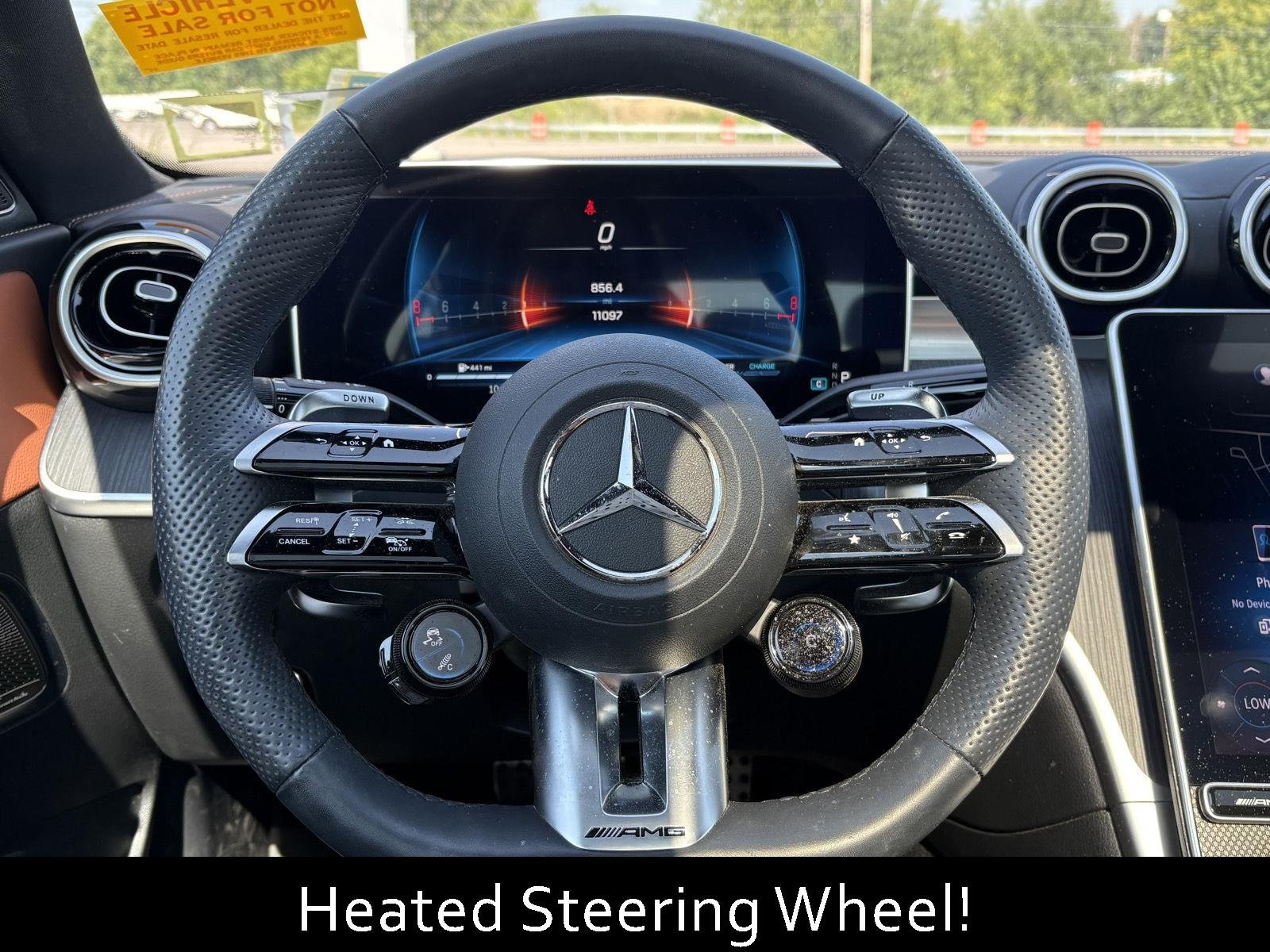 Certified Used 2024 Polar White Mercedes-Benz AMG® C 43 image 9