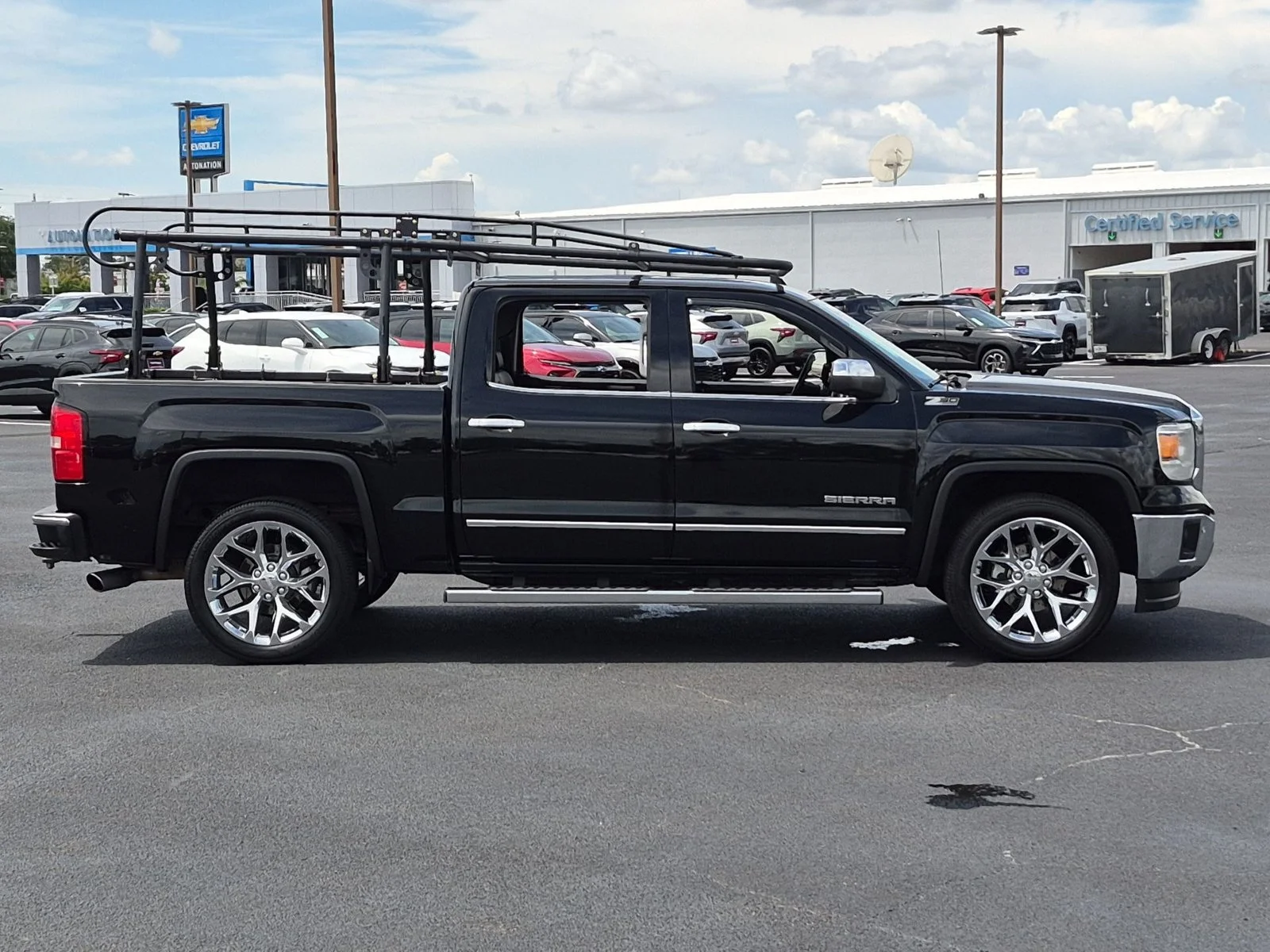 Used 2015 Onyx Black GMC SLT image 4