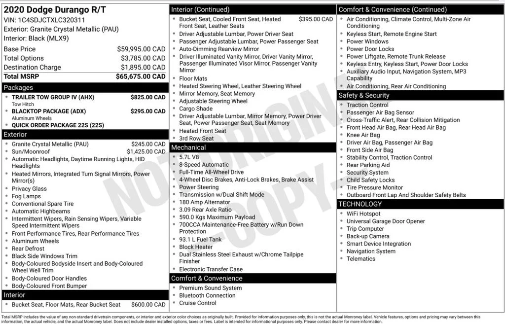 Used 2020 Gray Dodge R/T image 3