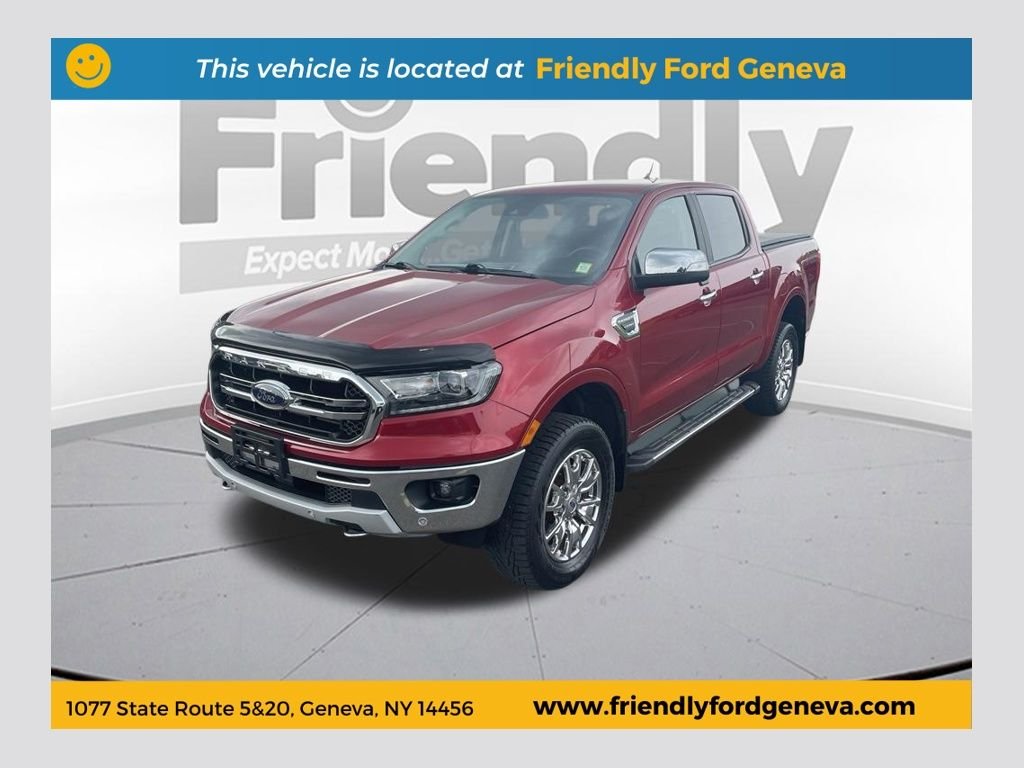 Used 2021 Red Ford Lariat image 1
