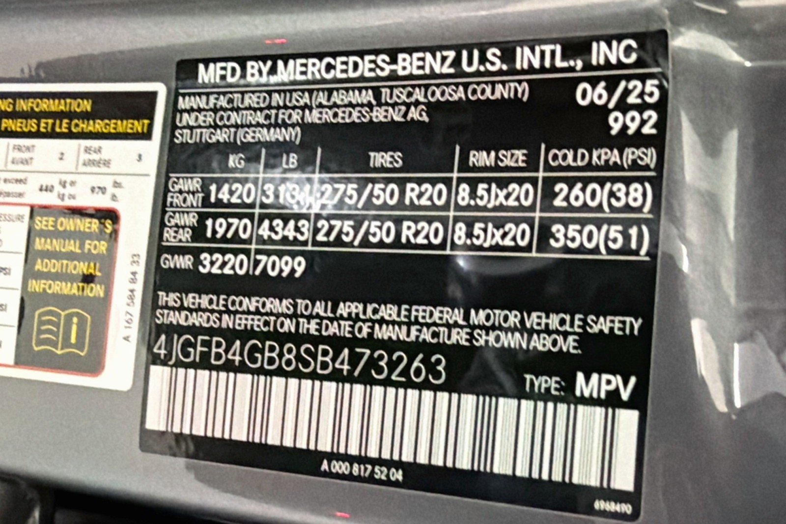Certified Used 2025 Selenite Grey Metallic Mercedes-Benz 450e image 26