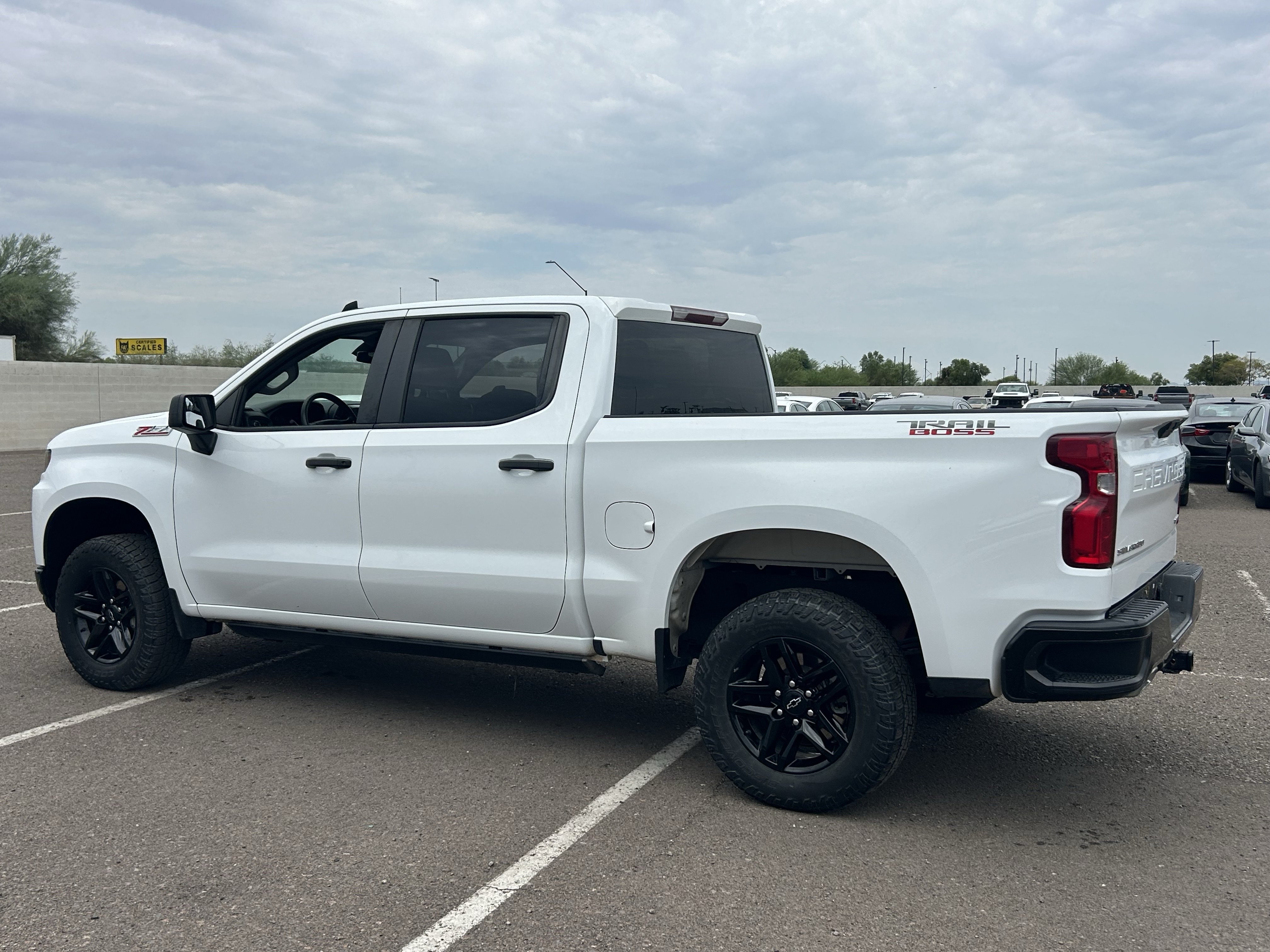 Certified Used 2021 SUMMIT WHITE Chevrolet Custom Trail Boss image 3