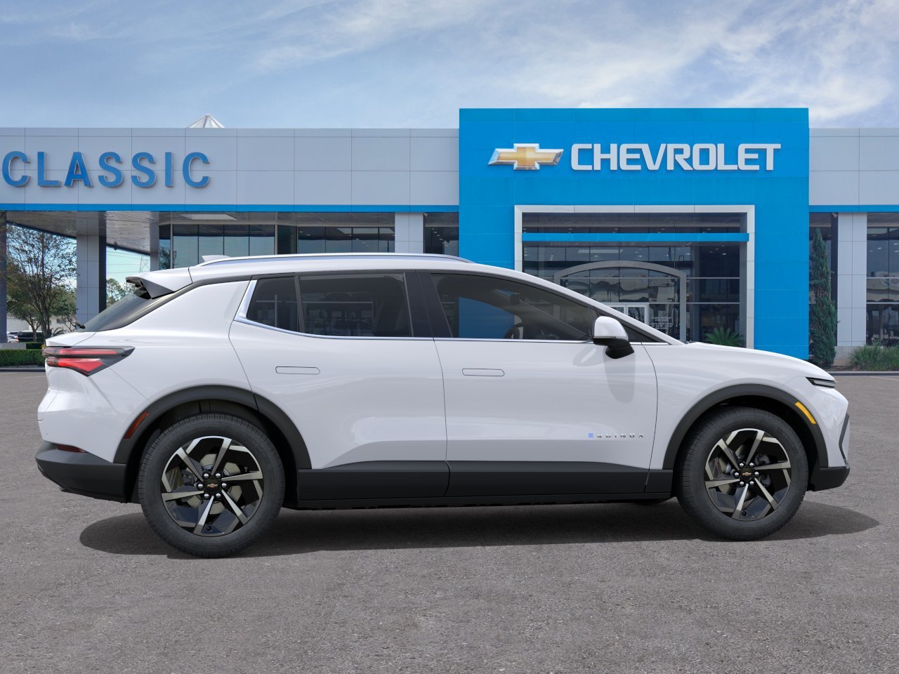 2026 Chevrolet Equinox EV LT White at Classic Elite Chevrolet Sugar Land