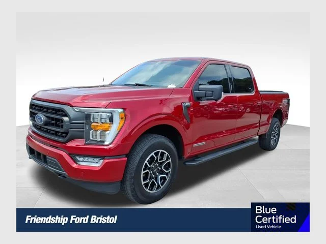 Used 2021 Red Ford XLT image 1