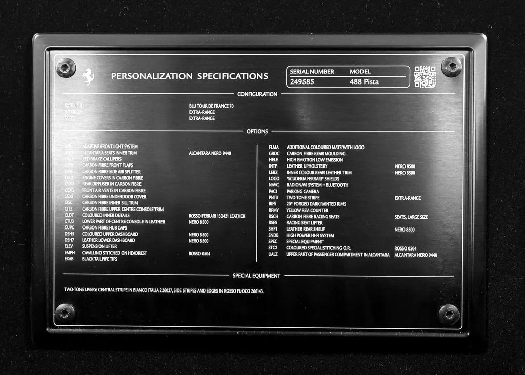 Certified Used 2020 Blu Tour De France Ferrari Base image 46