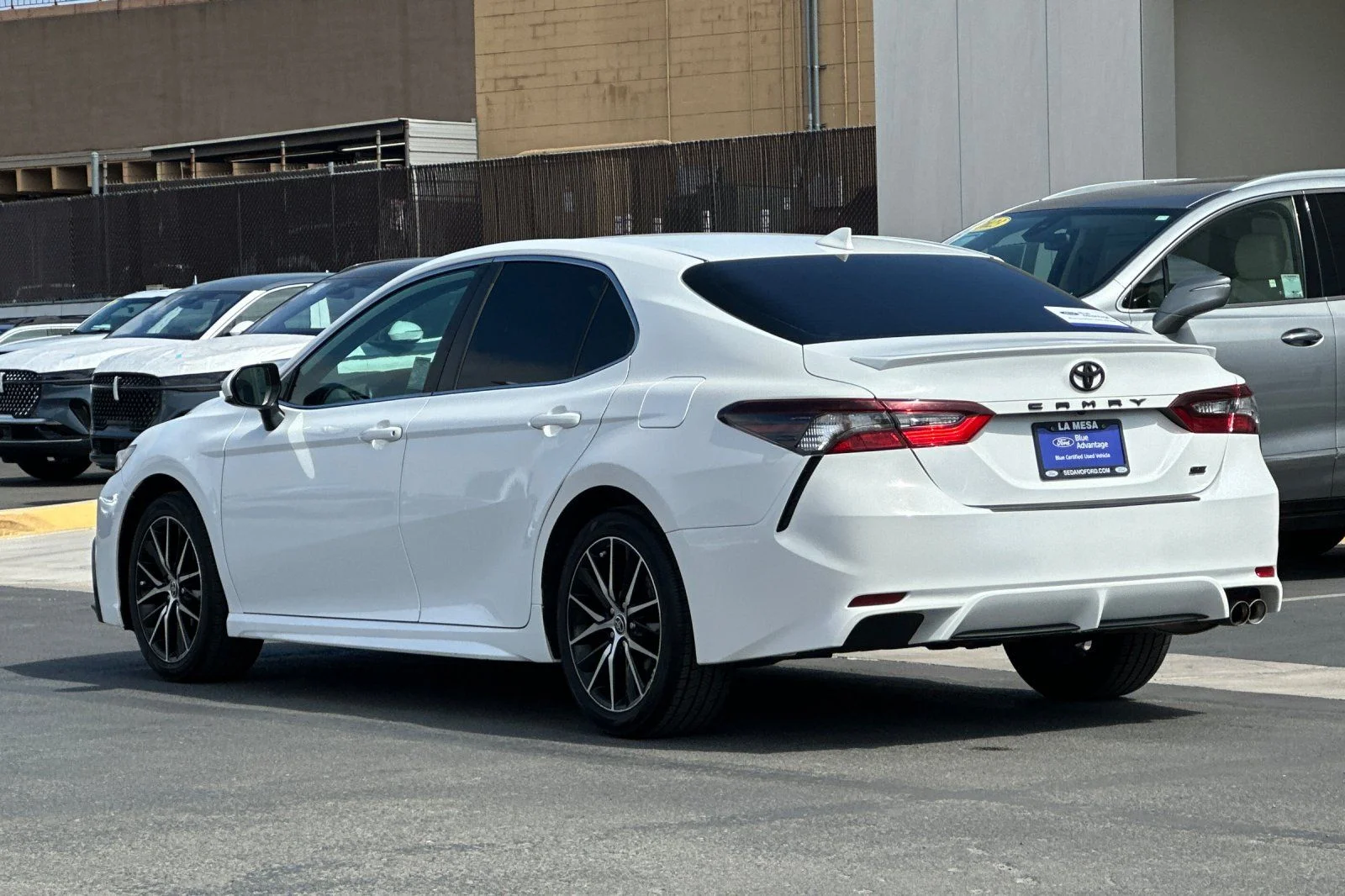 Certified Used 2021 Super White Toyota SE image 5