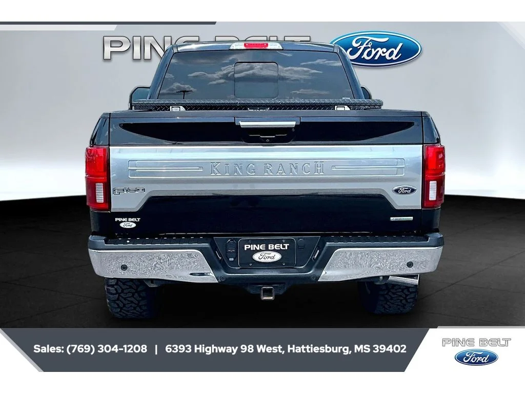 Used 2019 Agate Black Metallic Ford King Ranch image 4