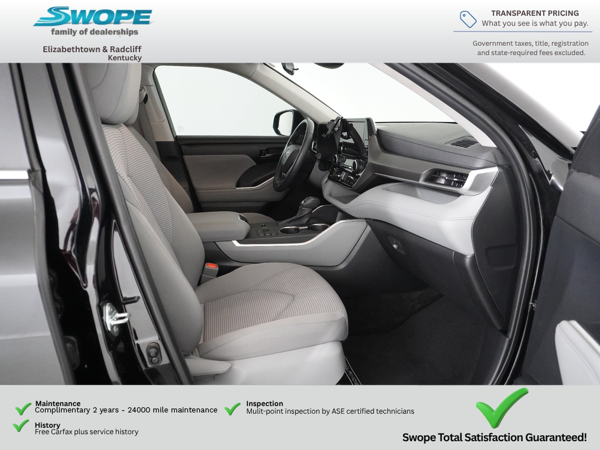 Used 2023 Midnight Black Metallic Toyota Hybrid LE image 10
