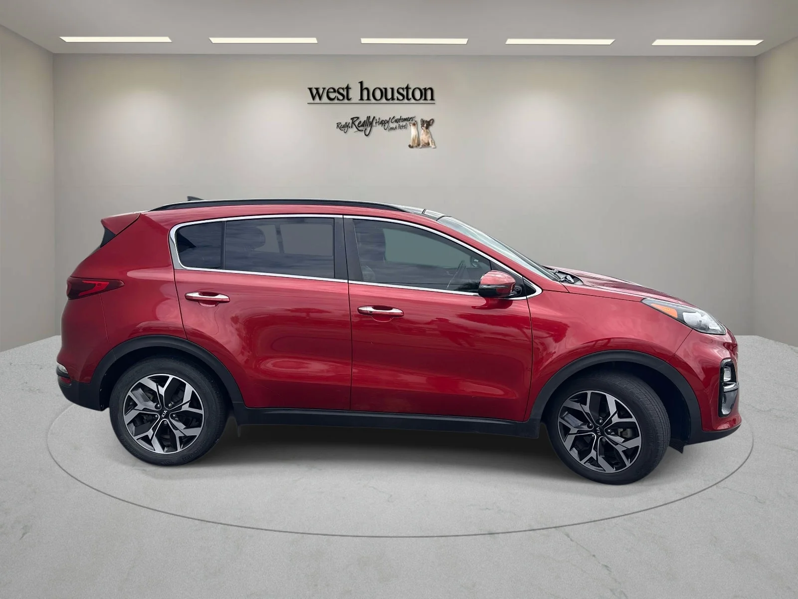 Used 2021 Hyper Red Kia EX image 4