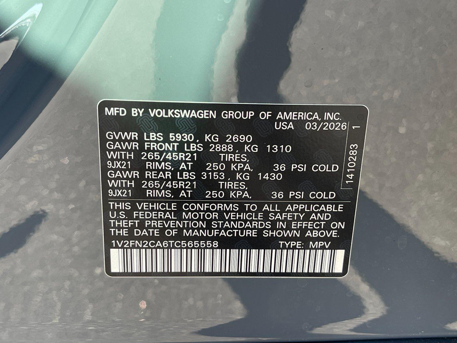 New 2026 Pure Gray Volkswagen 2.0T SEL Premium R-Line image 12