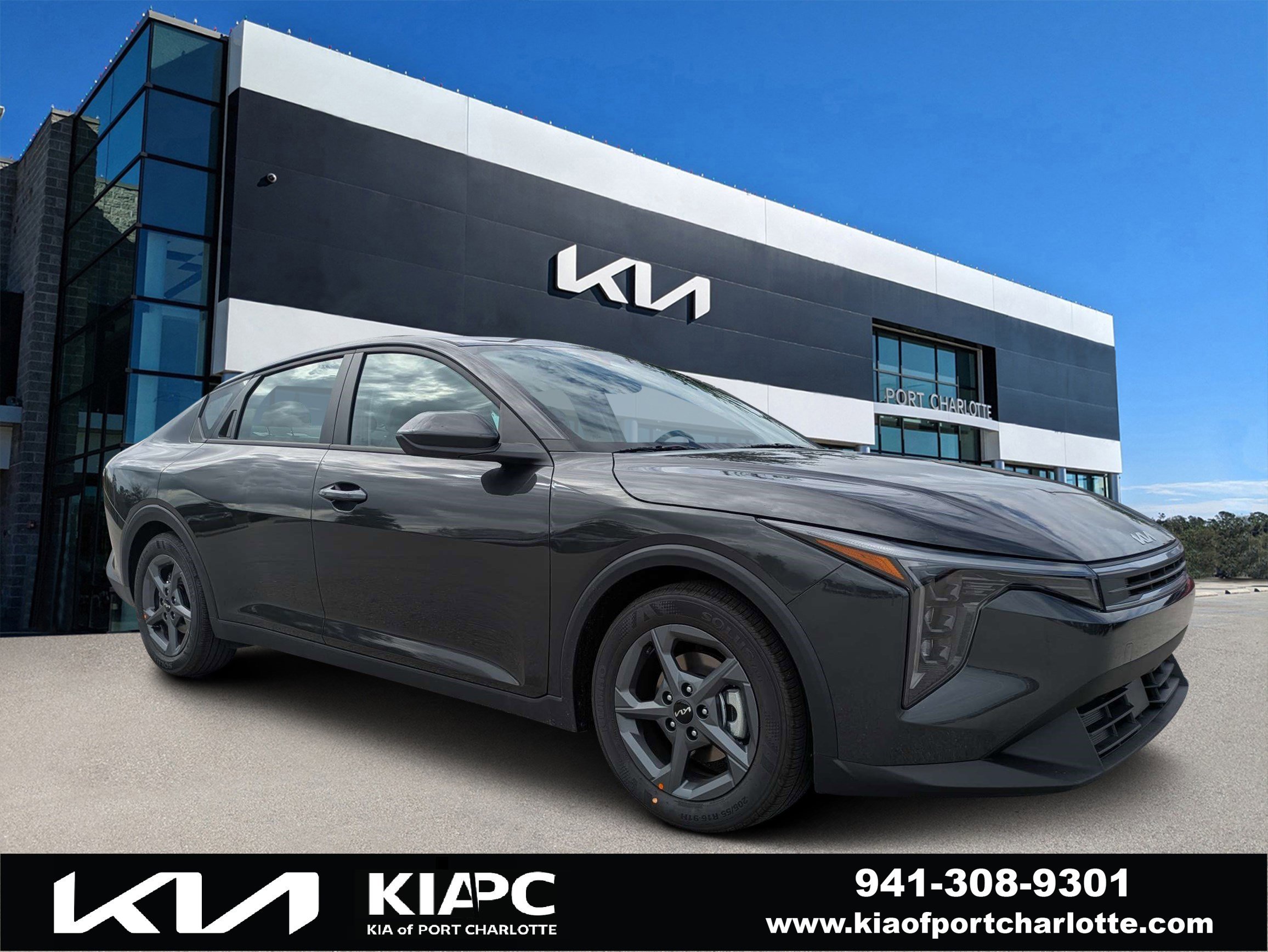 New 2026 Interstellar Gray Kia LXS image 1