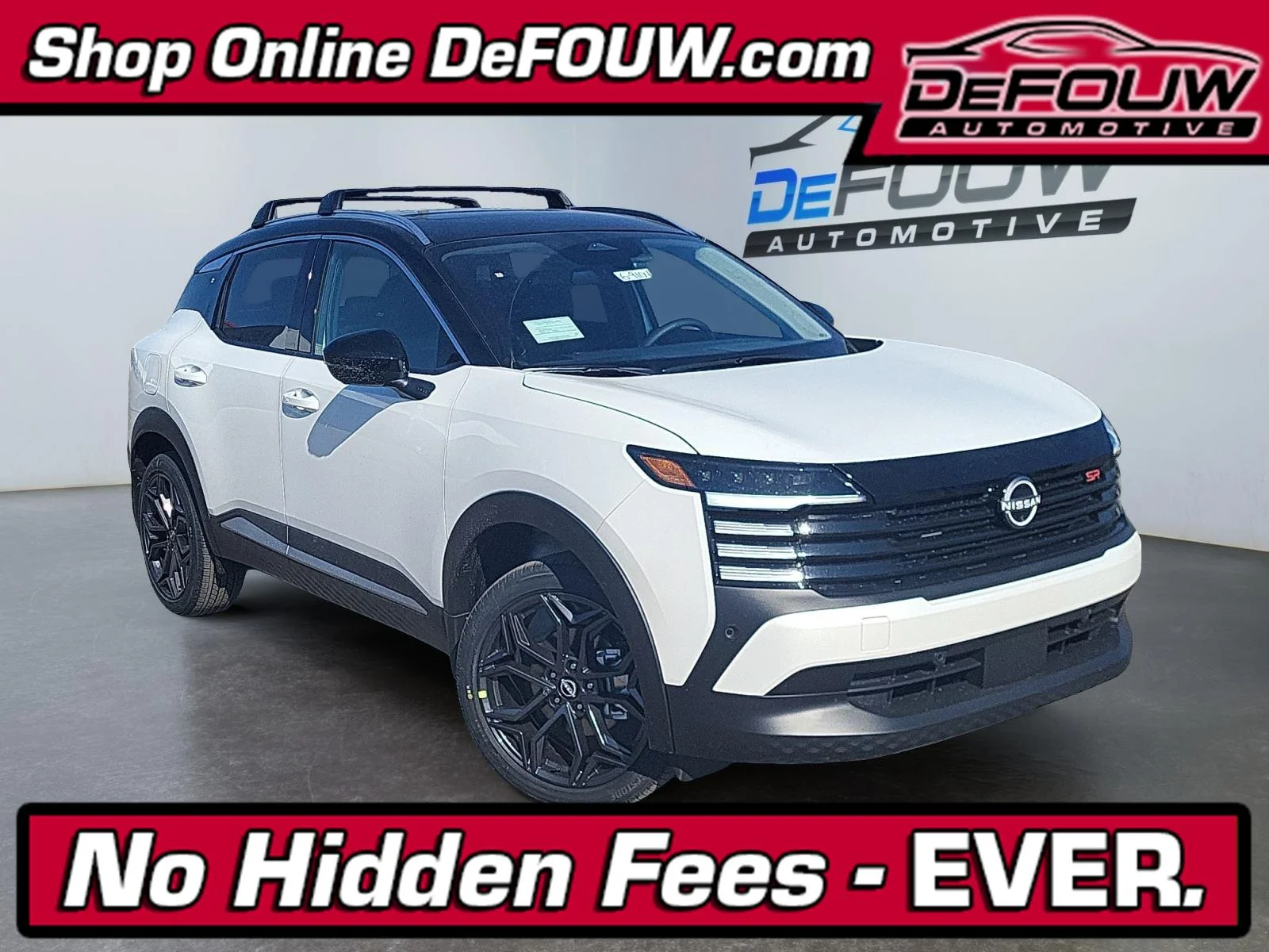 New 2026 Aspen White Tricoat/Super Black Nissan SR image 1