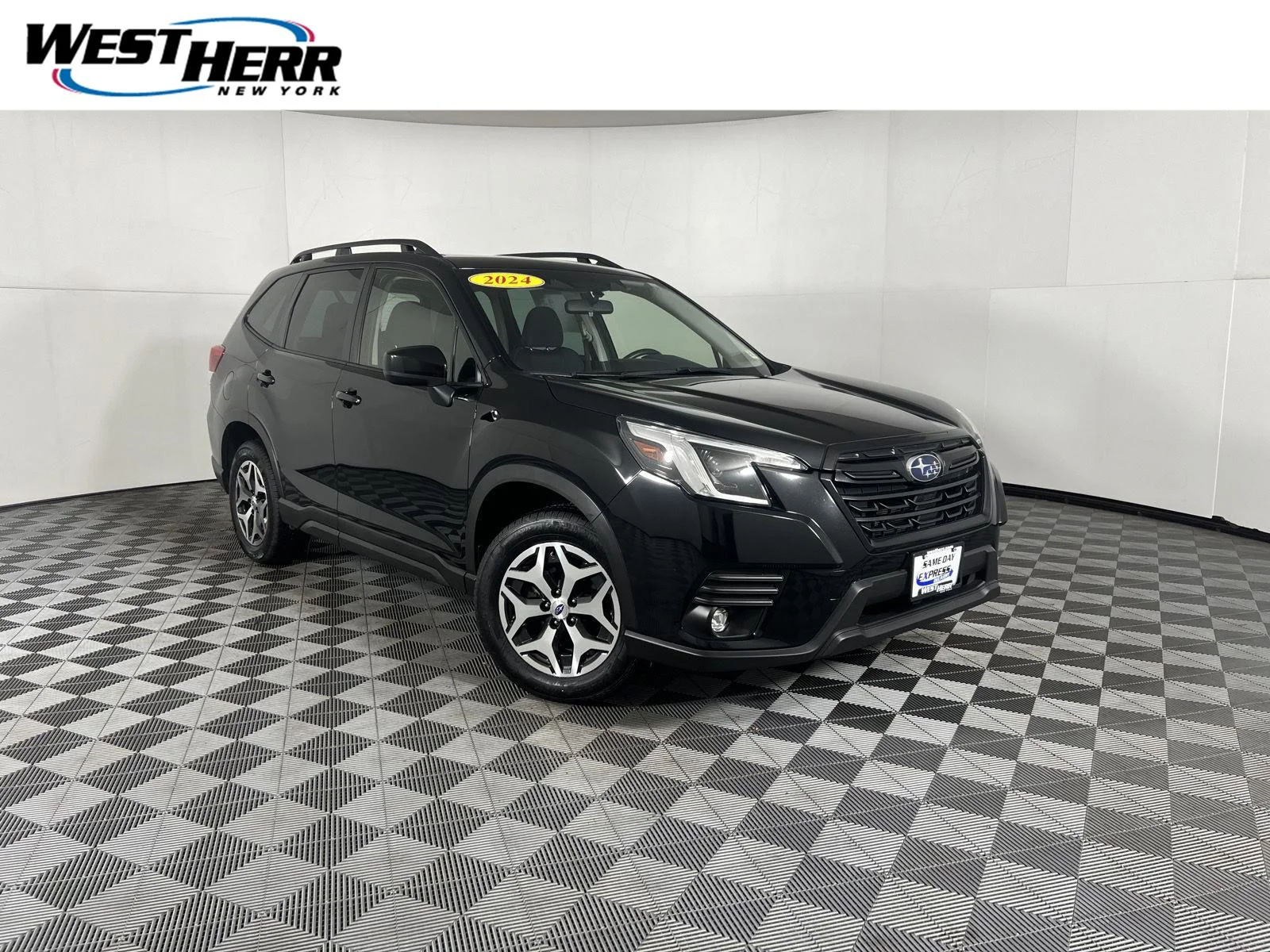 Used 2024 Crystal Black Silica Subaru Premium image 1
