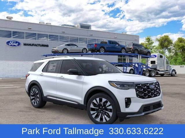 New 2026 Star White Metallic Tri-Coat Ford Platinum image 7