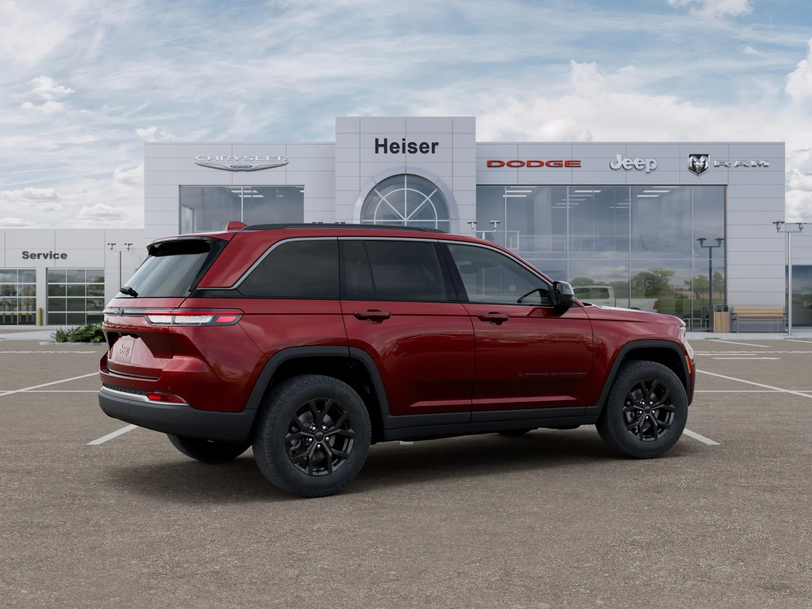 New 2026 Velvet Red Pearl-Coat Exterior Paint Jeep Altitude image 30
