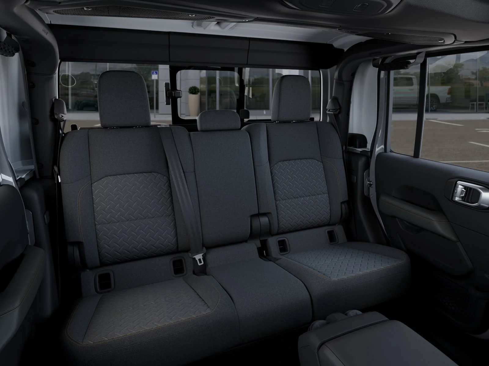 New 2026 Bright White Clear-Coat Exterior Paint Jeep Mojave image 43