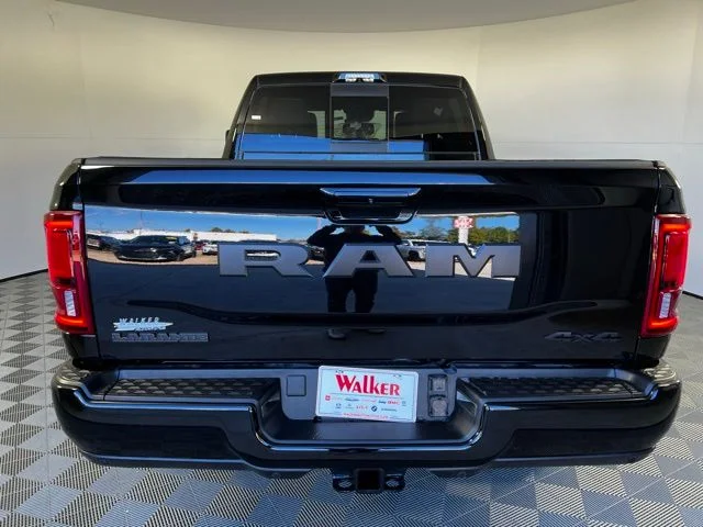 New 2026 Diamond Black Crystal Pearl-Coat Exterior Paint RAM Laramie image 6