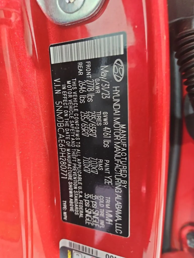 Used 2023 Red Hyundai SEL image 29