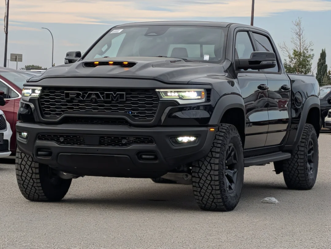 New 2026 Black RAM RHO - - 4x4 - Bilstein Shocks - Panoramic Sunroof - Leather Suede Seats & More! image 4