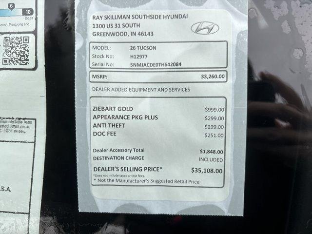 New 2026 Phantom Black Hyundai SE image 34