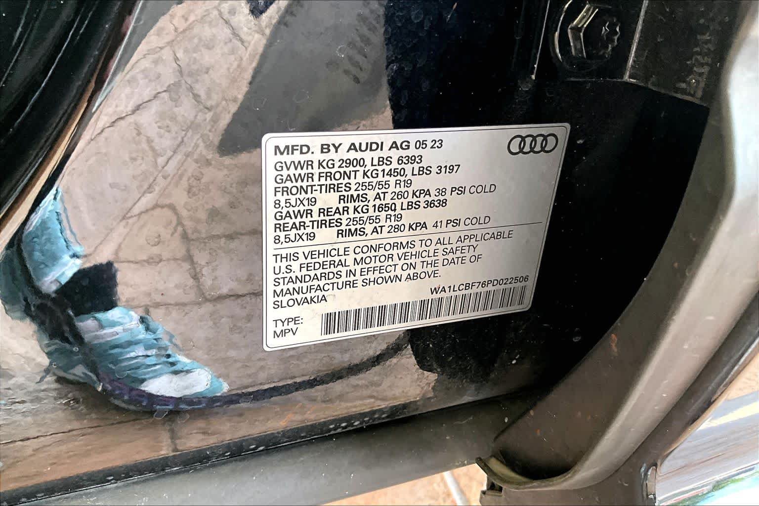 Used 2023 Mythos Black Metallic Audi Premium Plus image 35