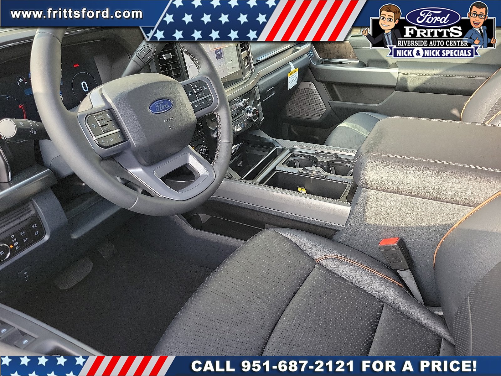 New 2027 Star White Metallic Tri-Coat Ford F-250® Lariat® image 3