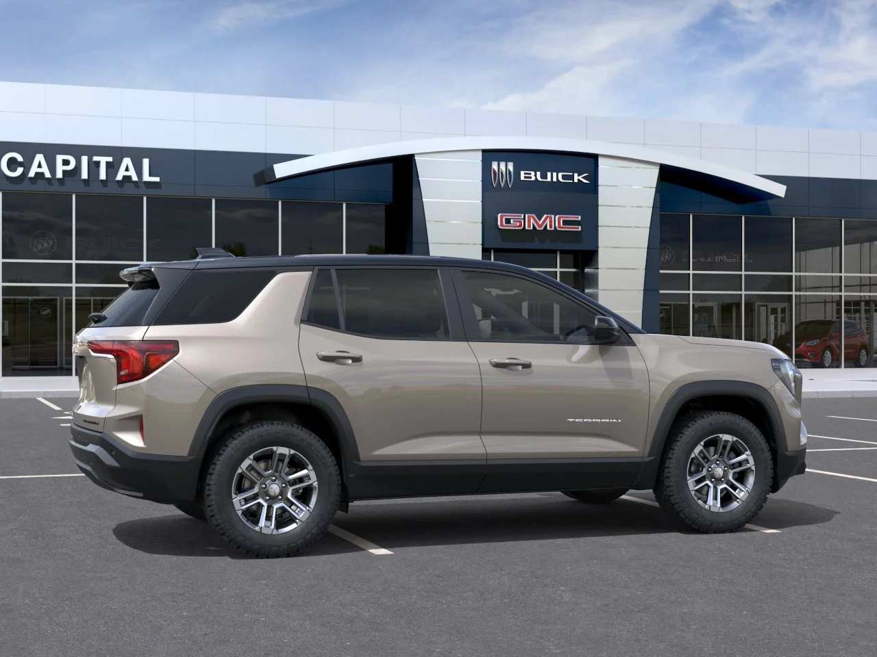 New 2026 Riverstone Metallic GMC AWD Elevation image 4
