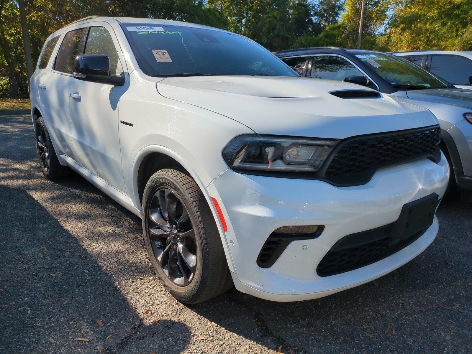 Used 2023 White Knuckle Clearcoat Dodge R/T Plus image 1