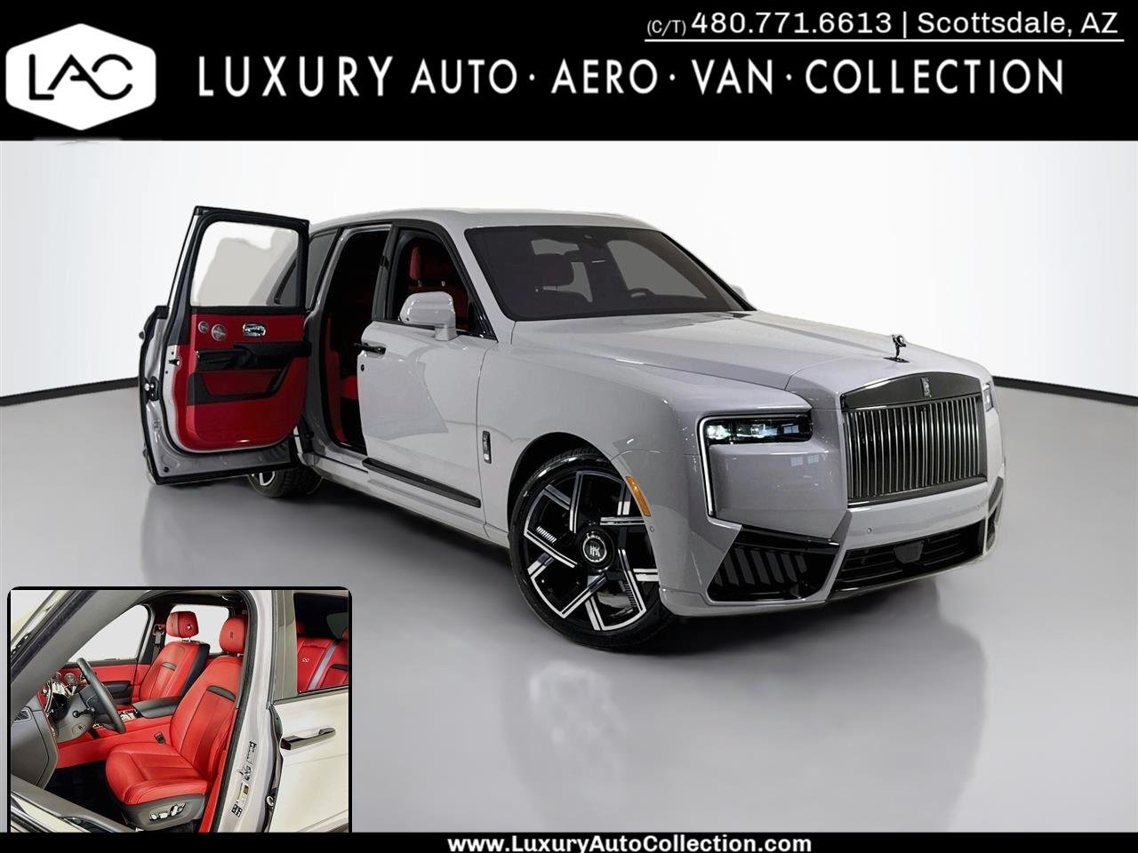 Used 2025 Tempest Gray Rolls-Royce Black Badge | Bespoke Audio | Starlight Roof image 1