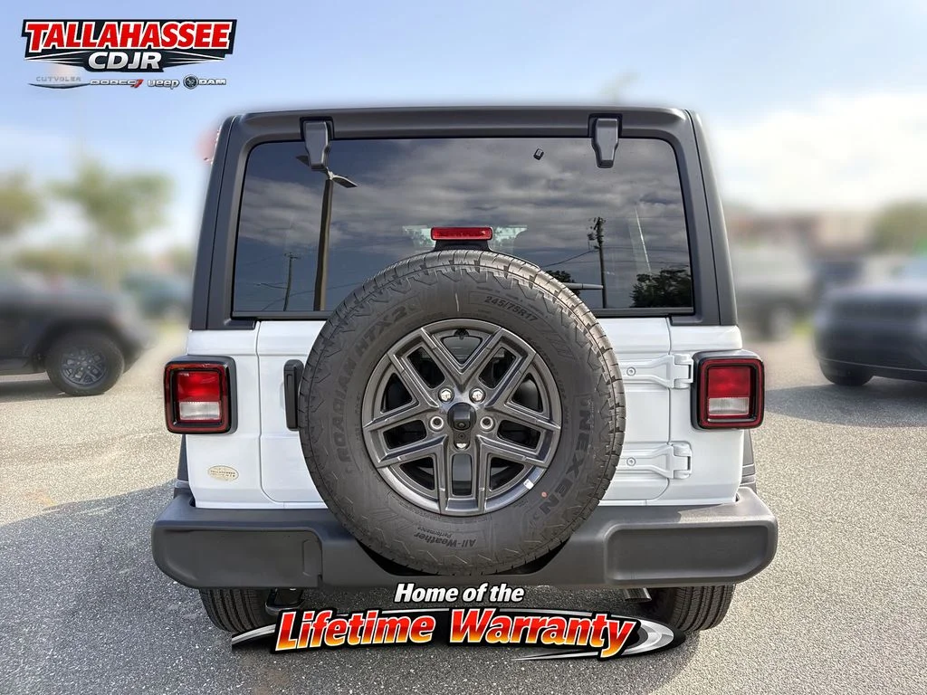 New 2026 Bright White Clear-Coat Exterior Paint Jeep Sport S image 4