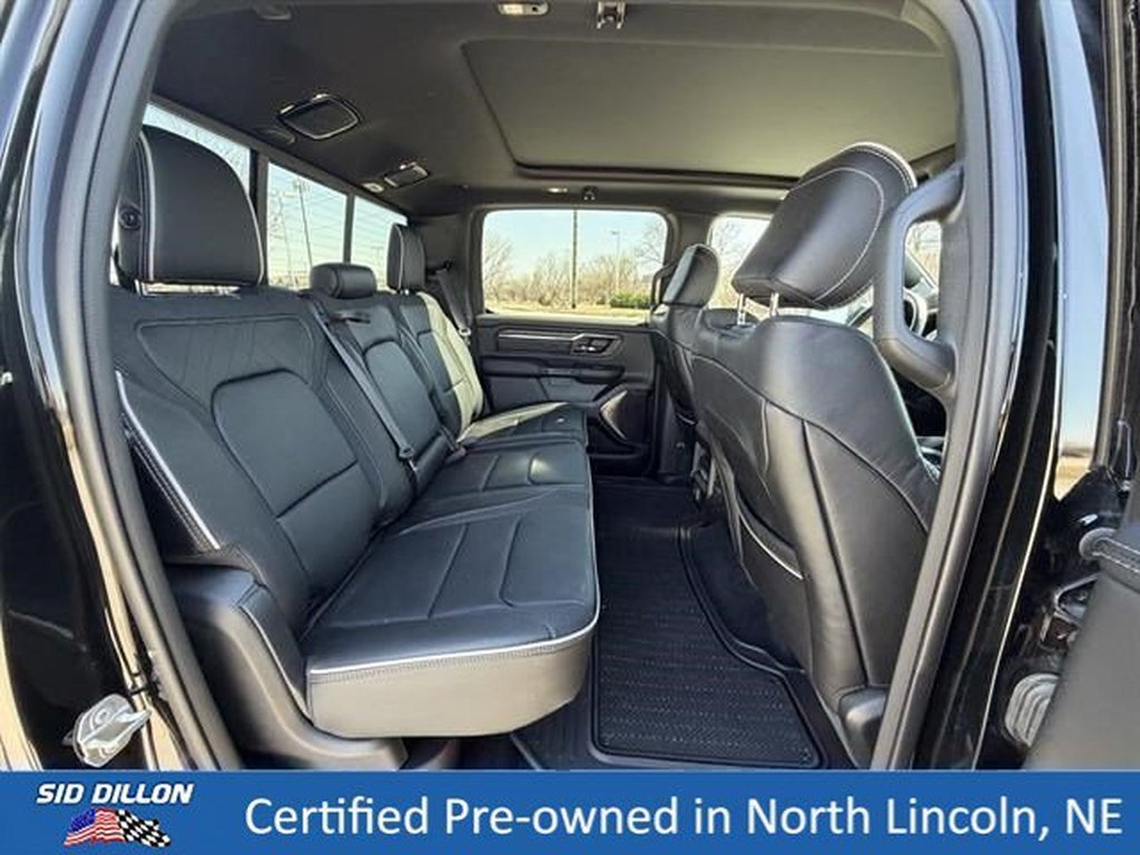 Used 2025 Diamond Black Crystal Pearl Coat Ram Limited Longhorn image 25