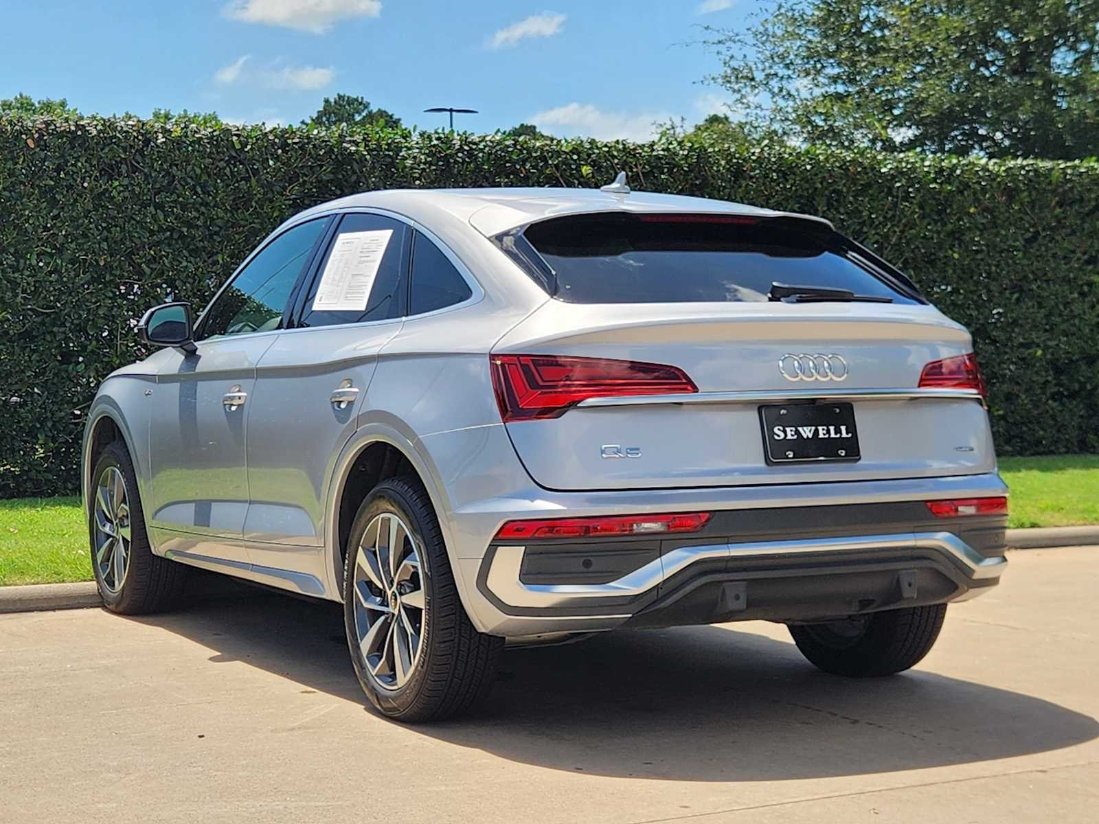 Used 2022 Florett Silver Metallic Audi S line Premium Plus image 4