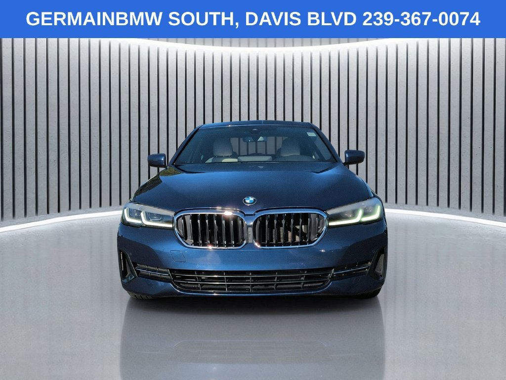 Certified Used 2023 Blue Metallic BMW 530i image 10