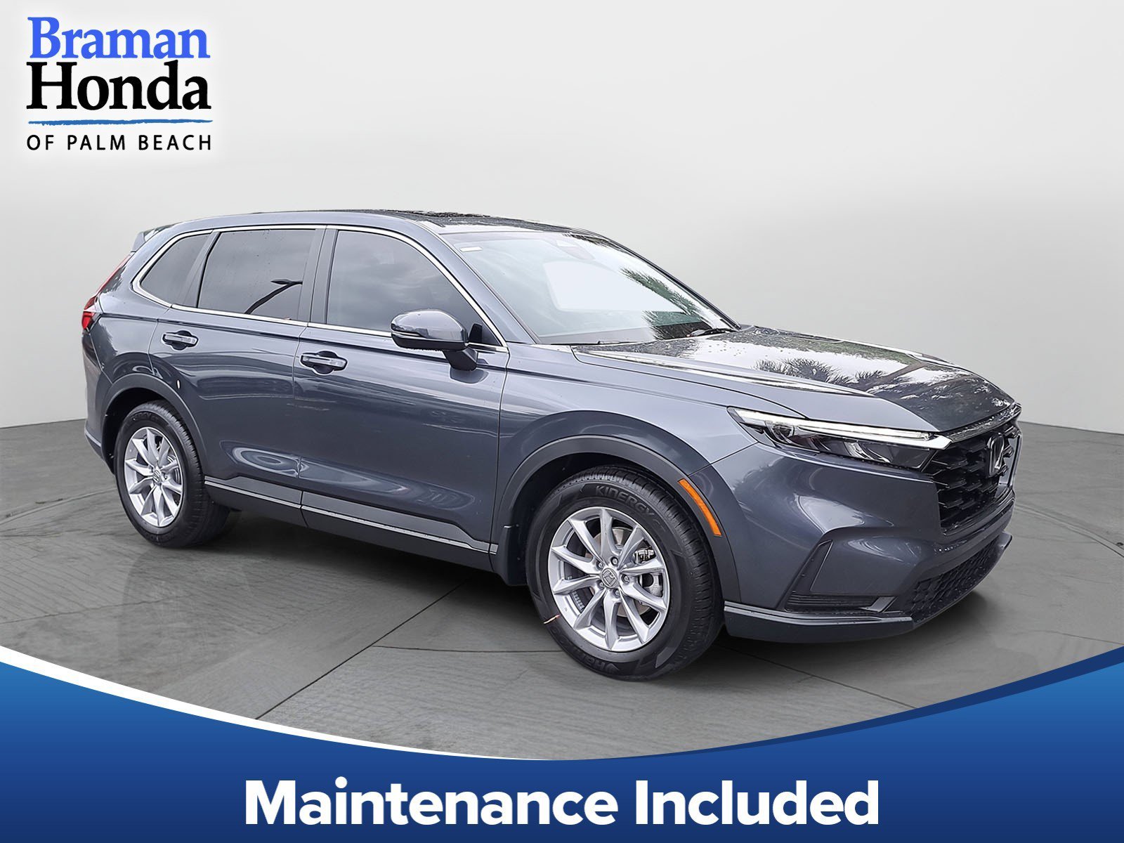 New 2026 Meteorite Gray Metallic Honda EX image 1