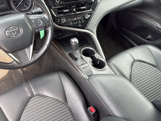 Used 2023 Midnight Black Metallic Toyota SE image 3