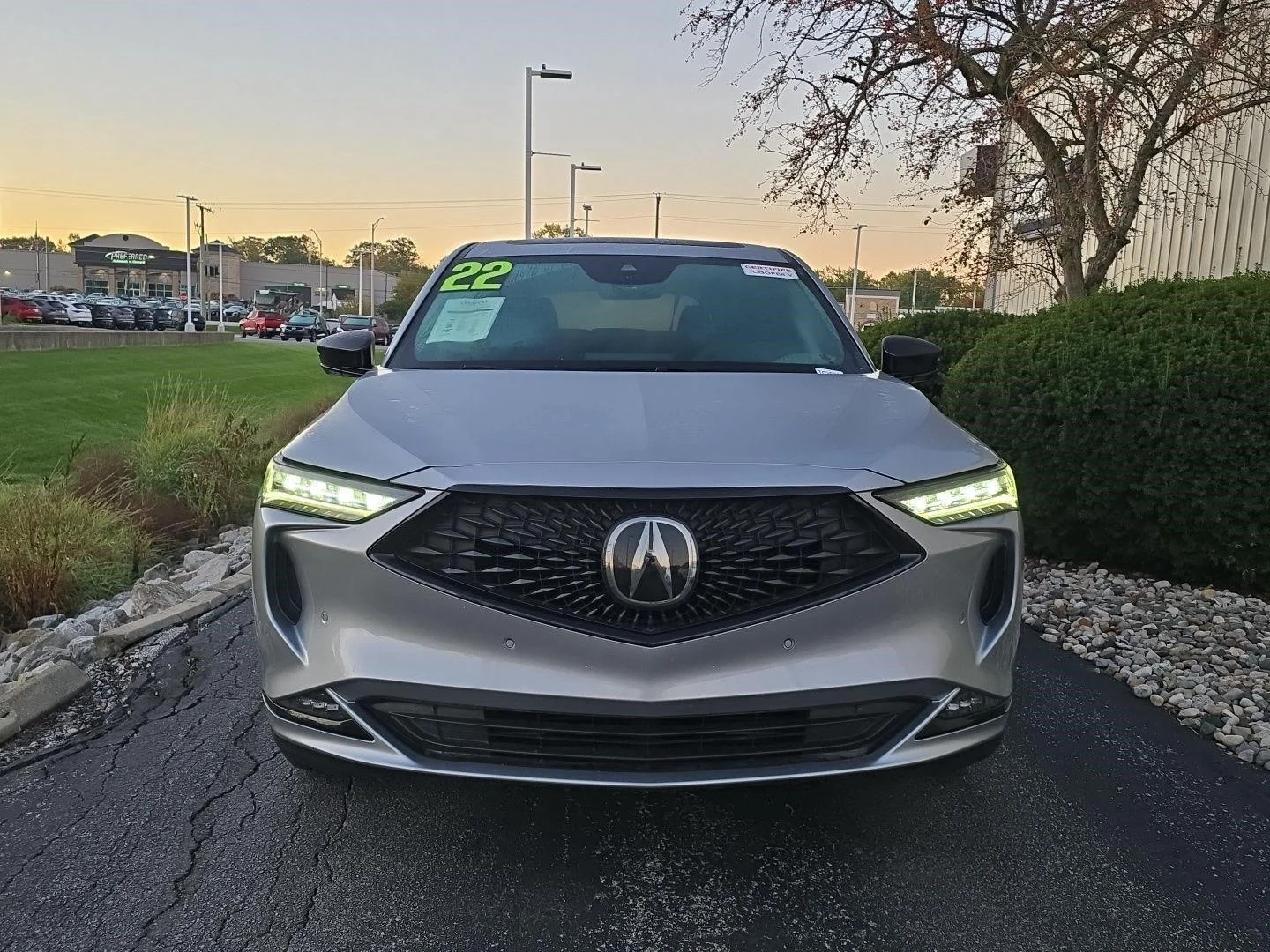 Used 2022 Lunar Silver Metallic Acura SH-AWD A-SPEC image 2