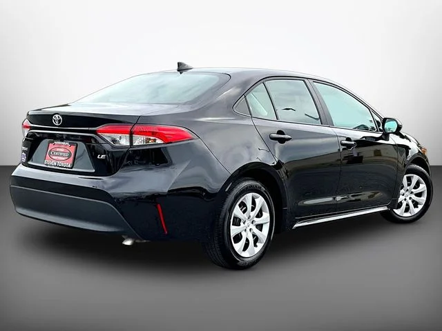 Certified Used 2025 Black Toyota LE image 6
