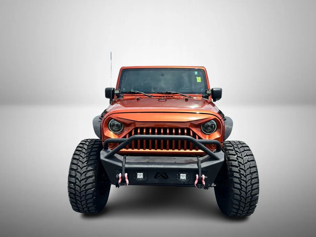 Used 2009 Orange Jeep Unlimited X image 7