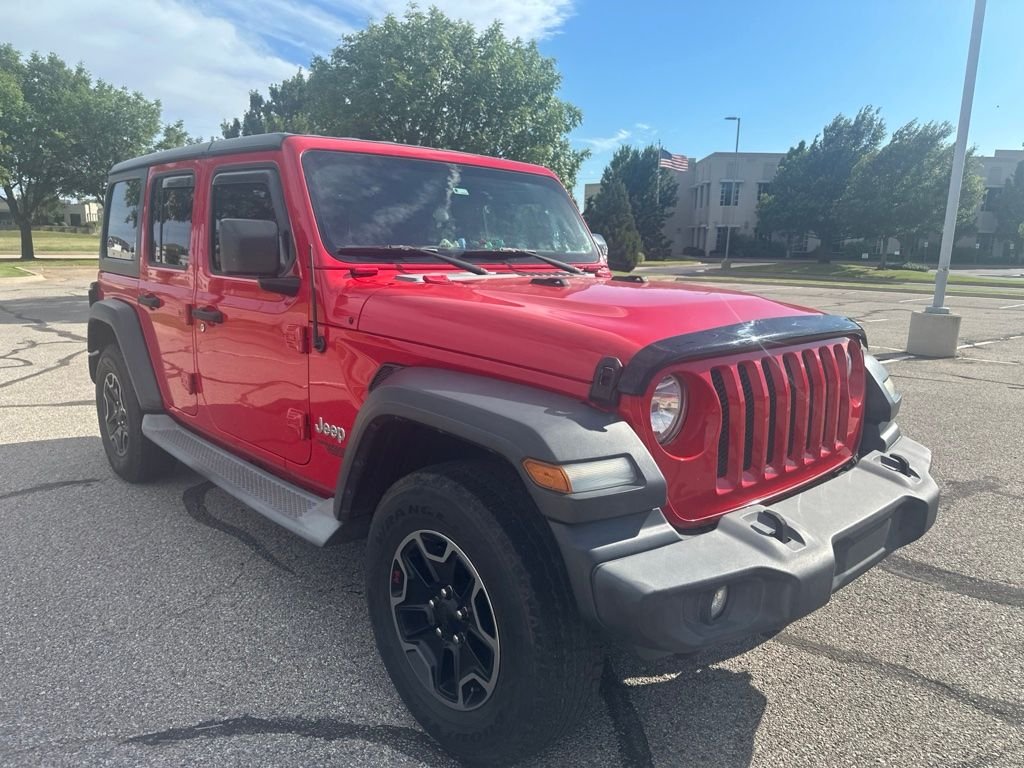 Used 2018 Red Jeep Unlimited Sport S image 3