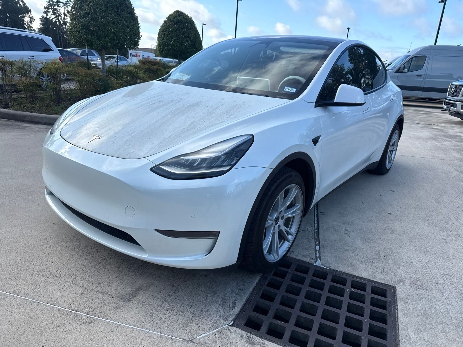 Used 2020 Pearl White Multi-Coat Tesla Long Range image 8