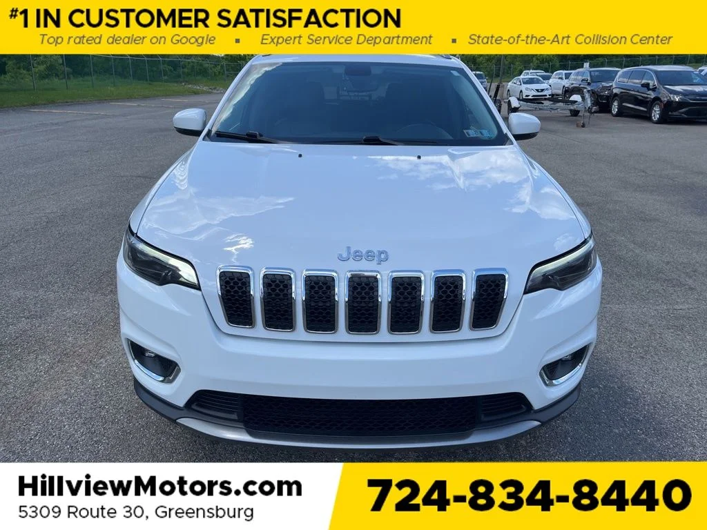Certified Used 2019 Bright White Clearcoat Jeep Limited image 10