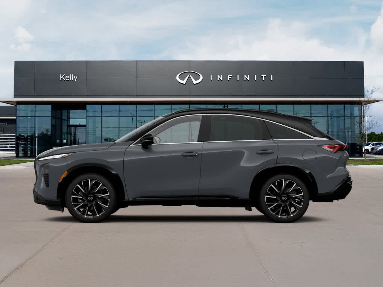 New 2027 Harbor Gray/Obsidian Black INFINITI Autograph AWD image 3