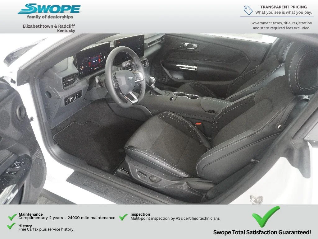 New 2025 Oxford White Ford EcoBoost® Fastback image 15